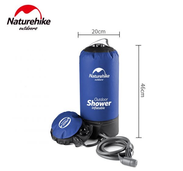 Naturehike Kamp Duşu - Hava Basınçlı Katlanır Portatif - Görsel 7