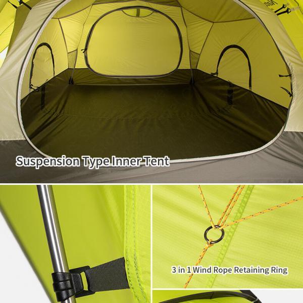 Naturehike Igloo 3 Çadır Pro - 5 Mevsim Çadır - Görsel 8