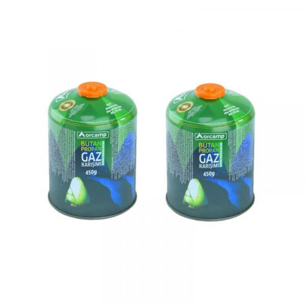 Orcamp Vidalı Kamp Kartuşu 2 Adet - 450 Gr.