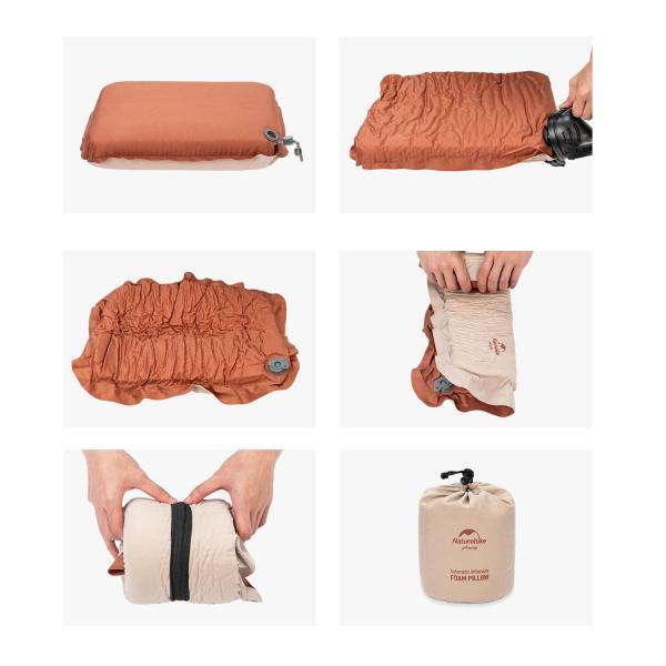 Naturehike 3D Dolgulu Şişme Yastık - Ultra Comfort - Görsel 9