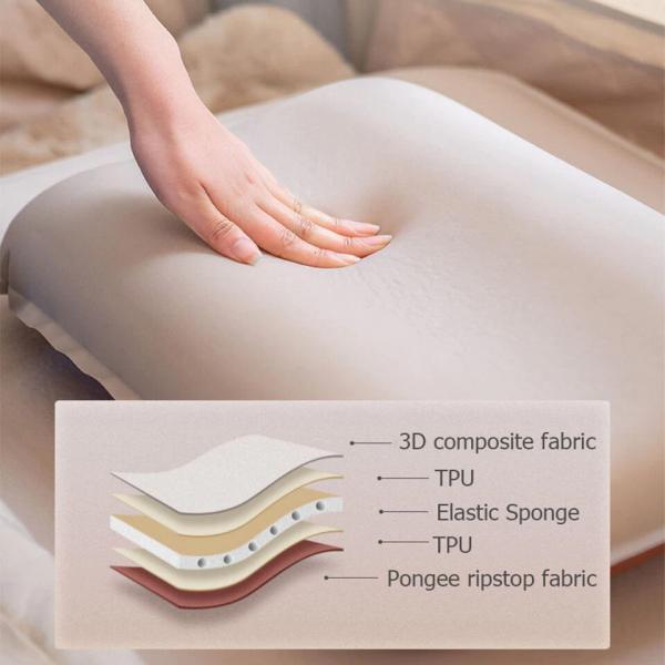 Naturehike 3D Dolgulu Şişme Yastık - Ultra Comfort - Görsel 6