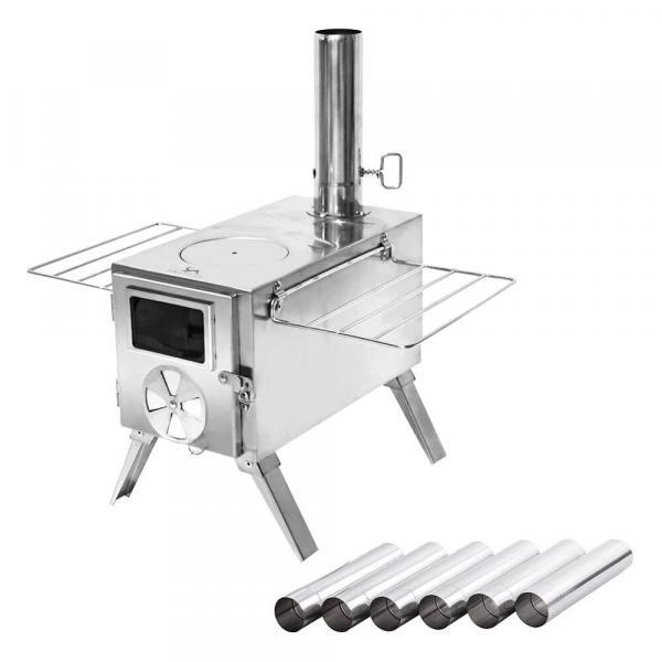 Peakhike Paslanmaz Çelik Çadır Sobası - Full Set - Görsel 9