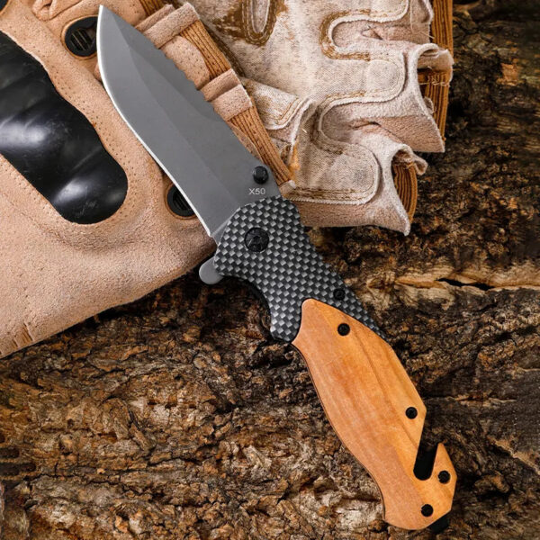 Peakhike Çok Fonksiyonlu Katlanır Kamp Bıçağı - Görsel 2