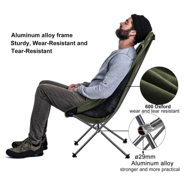 Naturehike Kamp Koltuğu - Glamping Kamp Sandalyesi - Görsel 7