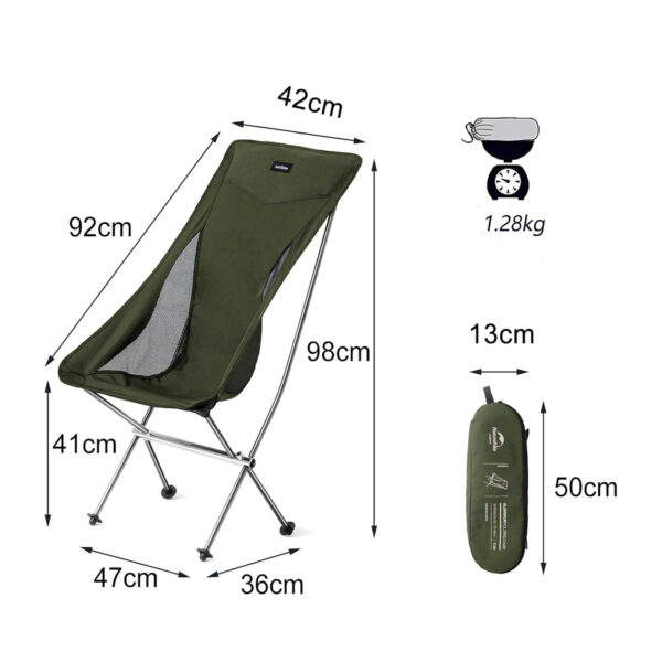 Naturehike Kamp Koltuğu - Glamping Kamp Sandalyesi - Görsel 10