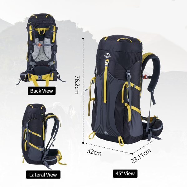 Naturehike 55+5 LT Trekking Sırt Çantası - Görsel 8