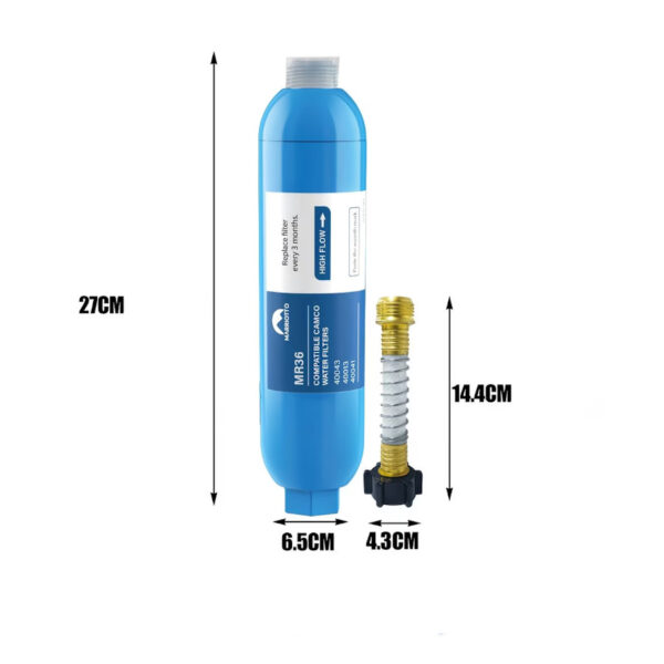 5 Aşamalı Karavan Temiz Su Filtresi 2'li Set - Görsel 7