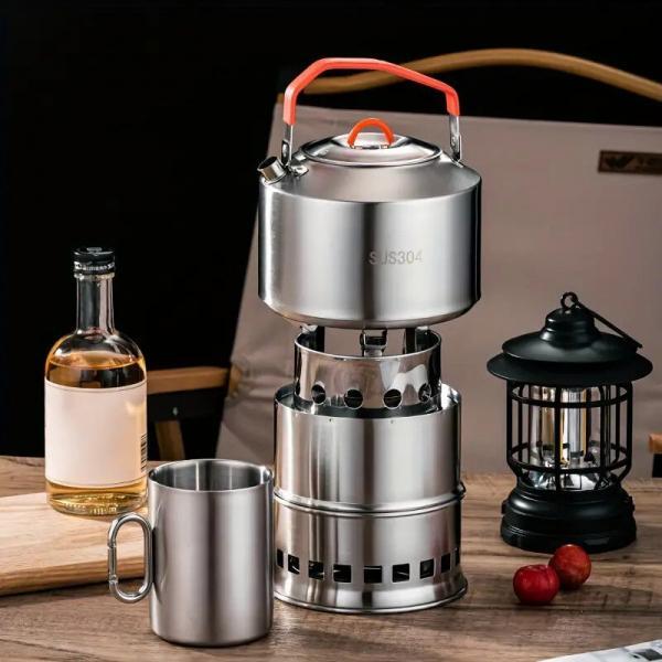 Peakhike Paslanmaz Çelik Kamp Çaydanlığı - Görsel 6