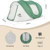 Naturehike 3-4 Kişilik Geniş Otomatik Popup Çadır - Görsel 8