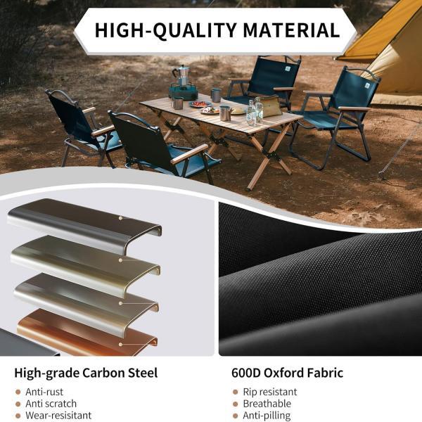 Naturehike Katlanır Glamping Kamp Sandalyesi - Görsel 9