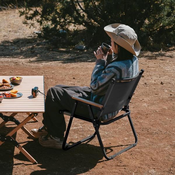 Naturehike Katlanır Glamping Kamp Sandalyesi - Görsel 3