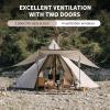 Naturehike Ranch Teepee 5 Kişilik 4 Mevsim Lüks Çadır - Görsel 4