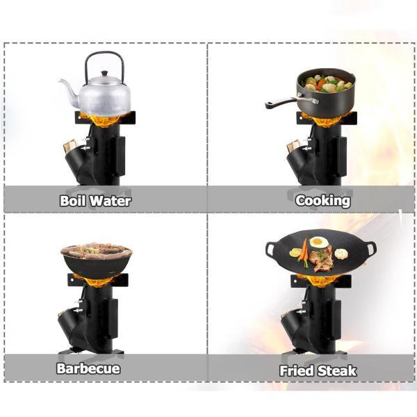 Peakhike Kamp Roket Sobası - Kamp Sobası - Görsel 8