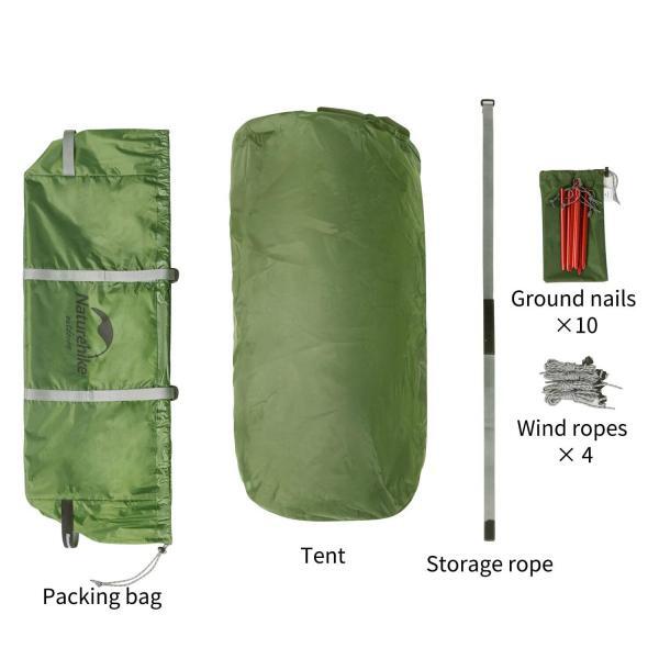 Naturehike Canyon 2 Kişilik Otomatik Kurulum Çadır - Görsel 8