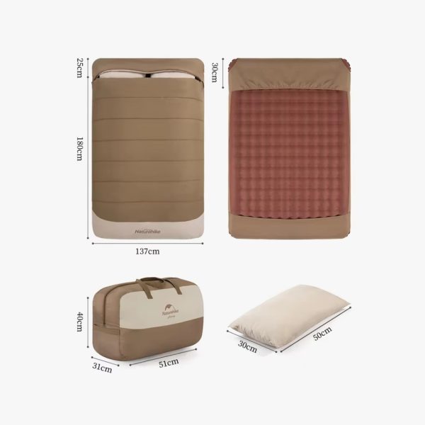 Naturehike Glamping Çift Kişilik Lüks Uyku Tulumu - Görsel 7