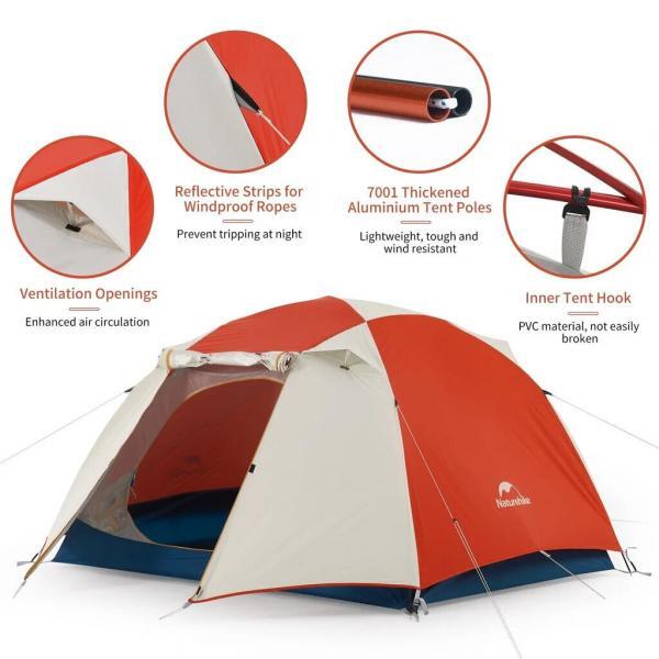 Naturehike Cloud Creek Pro 3 Çadır - Ultra Hafif - Görsel 5