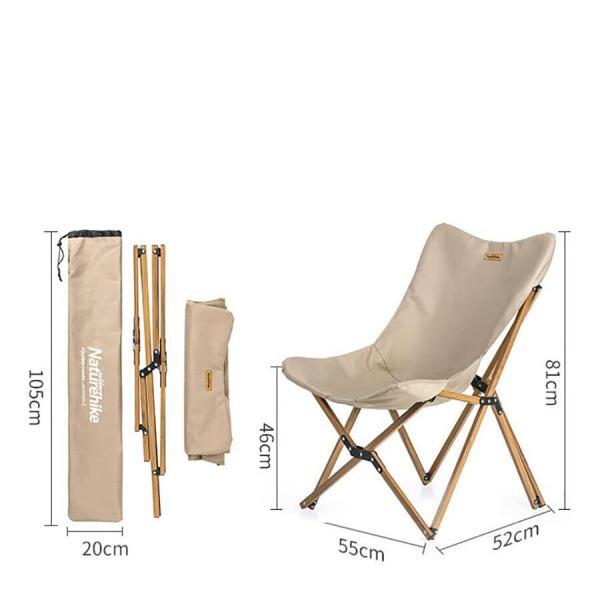 Naturehike Glamping Katlanır Kamp Sandalyesi - Görsel 9