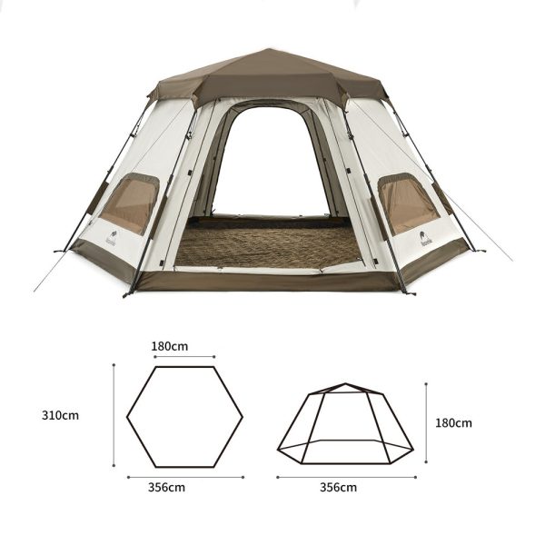 Naturehike Hexagonal Otomatik Glamping Çadır - Görsel 8