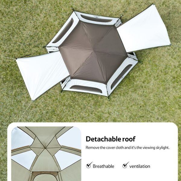 Naturehike Hexagonal Otomatik Glamping Çadır - Görsel 3