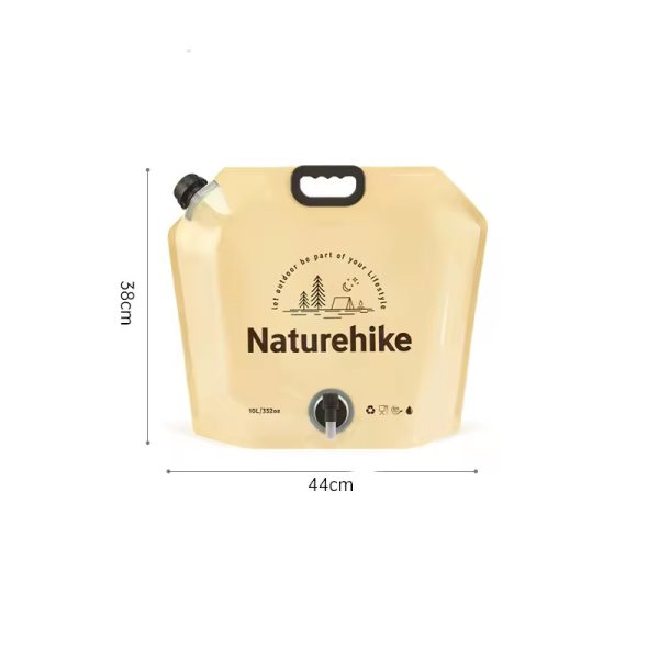 Naturehike Musluklu Su Çantası Çok Amaçlı - 10L - Görsel 6