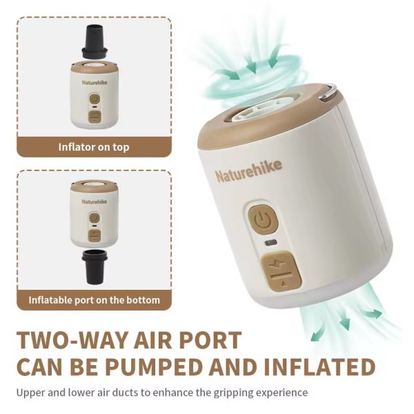 Naturehike Şarjlı Mini Pompa - Çok Fonksiyonlu - Görsel 5