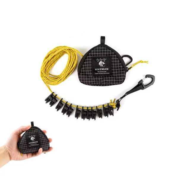 Hikeman Mandallı Outdoor Çamaşır Askı İpi