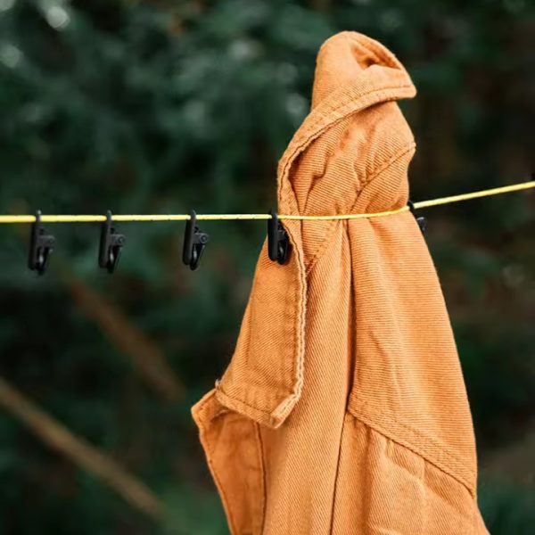 Hikeman Mandallı Outdoor Çamaşır Askı İpi - Görsel 3