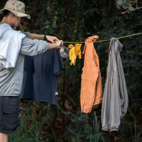 Hikeman Mandallı Outdoor Çamaşır Askı İpi - Görsel 2