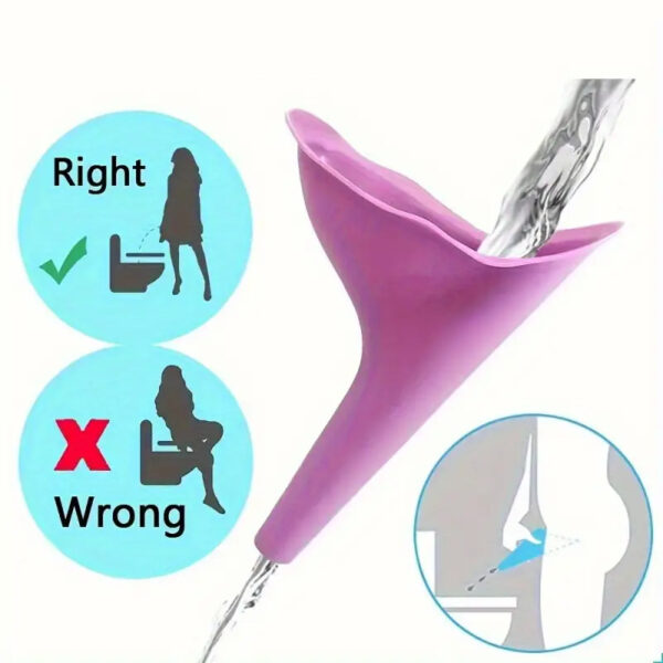 Kadınlar İçin Antibakteriyel Ayakta Tuvalet Aparatı - Görsel 6