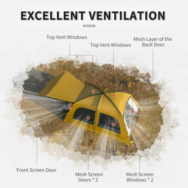 Naturehike Dune 10.9 Çadır - Glamping Termal Çadır - Görsel 8