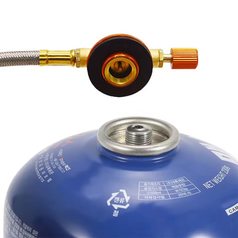 Kamp Kartuşu Dolum Seti - Çelik Örgü Hortum - Görsel 5