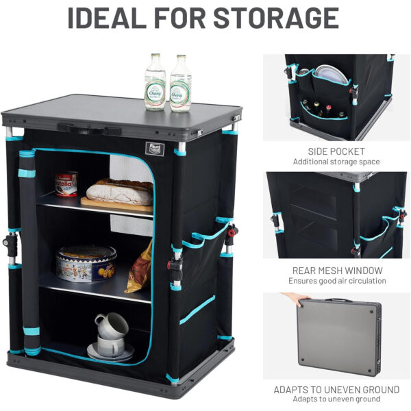 Katlanabilir Kamp Mutfak Dolabı Otomatik Kurulum - Görsel 4