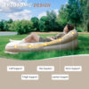 Naturehike Çift Kişilik Otomatik Şişme Glamping Air Sofa - Görsel 5