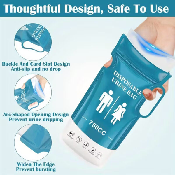 Peakhike Kamp Tuvaleti - Portatif Tuvalet - 4 Adet - Görsel 3