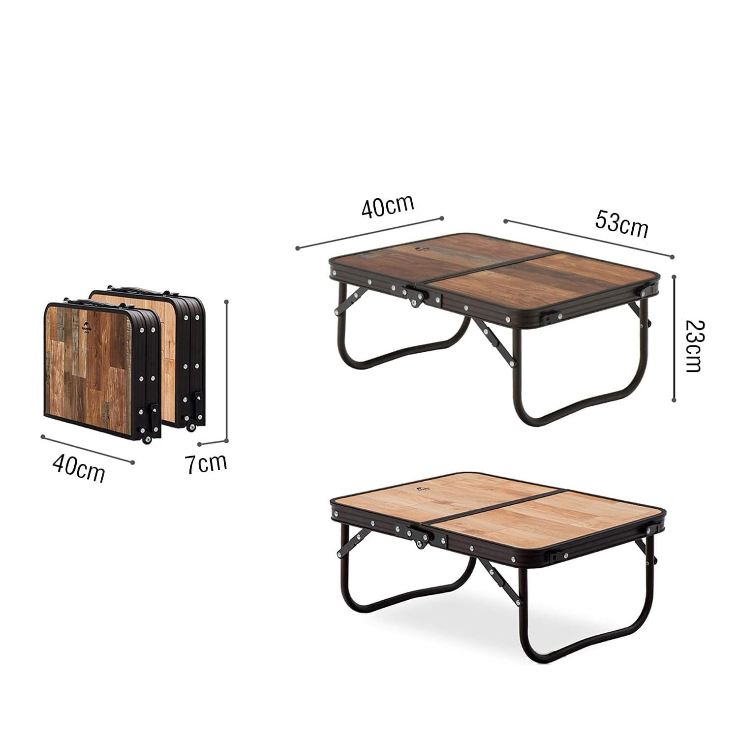 Naturehike Katlanır Mini Ahşap Kamp Masası Glamping - Görsel 9