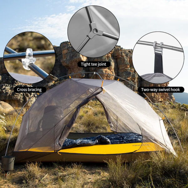 Naturehike Mongar 2 Çadır – Ultrahafif Çadır - Görsel 7