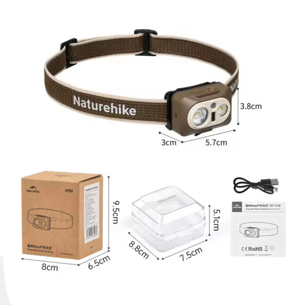 Naturehike Sensörlü Profesyonel Kafa Lambası - Görsel 8