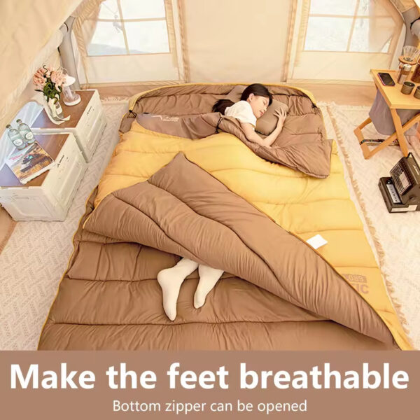 Bisinna Çift Kişilik Uyku Tulumu - Comfort Plus - Görsel 4