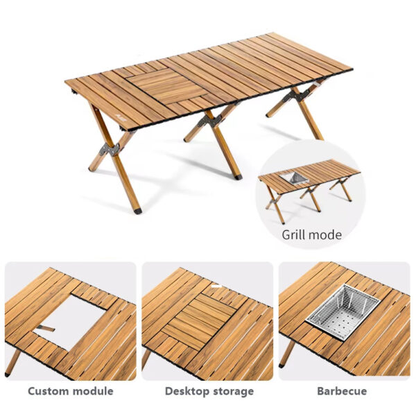 Bisinna IGT Entegre Kamp Masası + BBQ Seti - Görsel 5