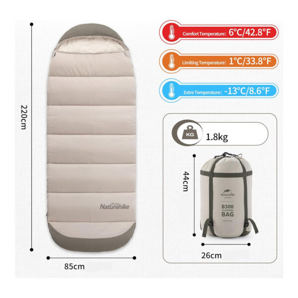 Naturehike Feeder B300 Glamping Uyku Tulumu - Görsel 10