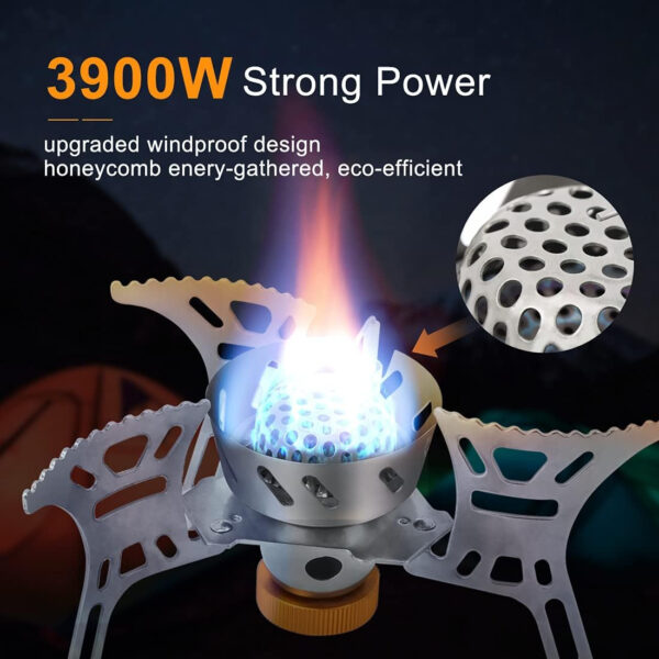 Peakhike Rüzgar Korumalı Kamp Ocağı 3900W - Görsel 2