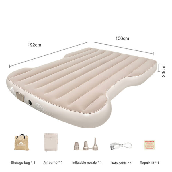 Tesla Model Y Glamping Otomatik Şişme Yatak - Görsel 8