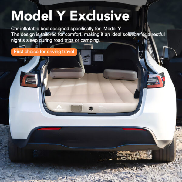 Tesla Model Y Glamping Otomatik Şişme Yatak - Görsel 5