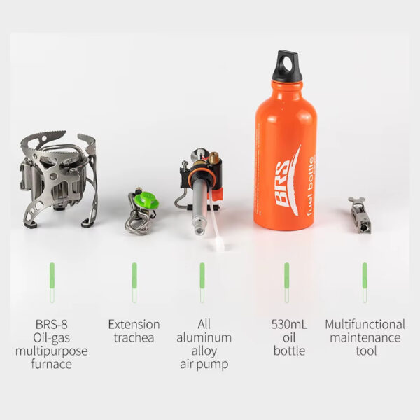 BRS Çok Fonksiyonlu Benzinli ve Gazlı Ocak Seti - Görsel 6