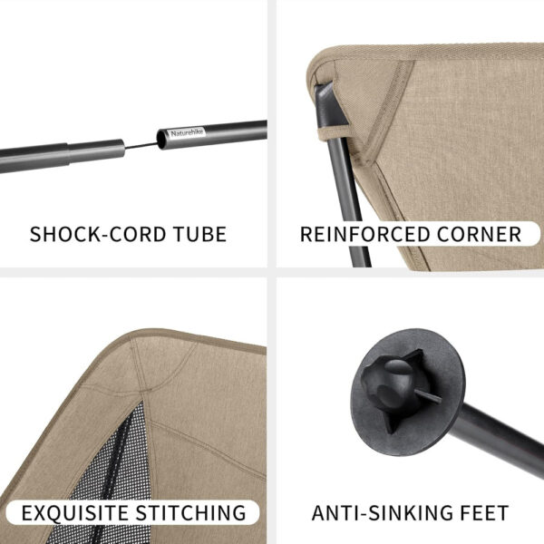 Naturehike Katlanır Kamp Sandalyesi - Ultra Portatif - Görsel 5