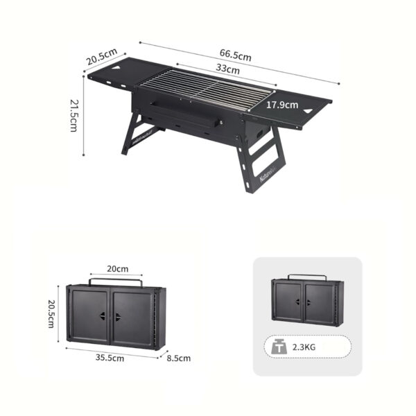 Naturehike Katlanır Mini Mangal Ultra Hafif BBQ - Görsel 9