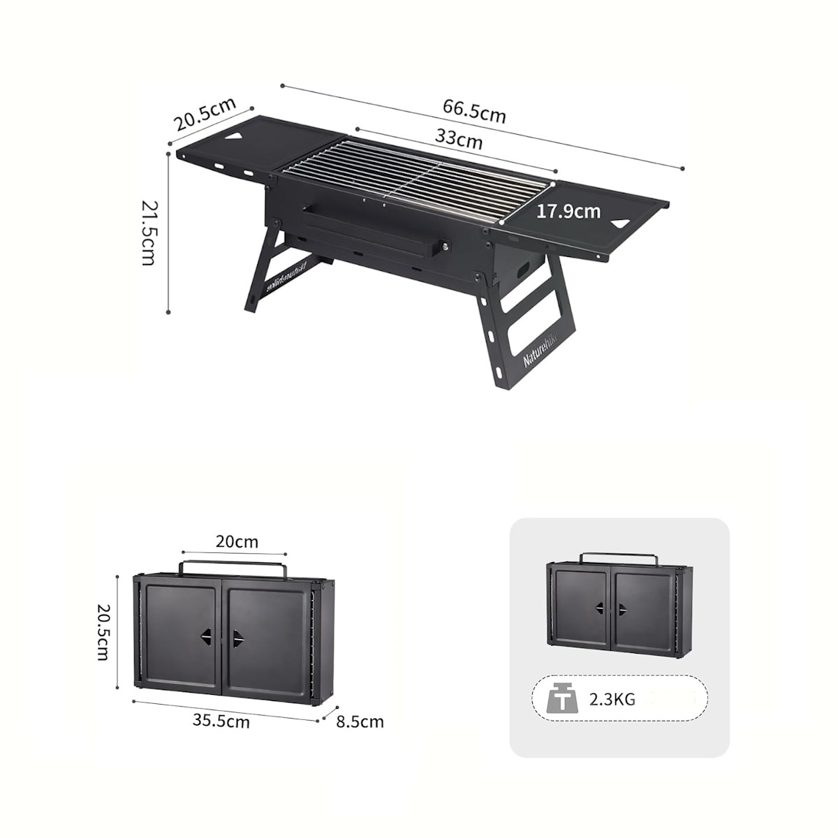 Naturehike Katlanır Mini Mangal Ultra Hafif BBQ - Görsel 9