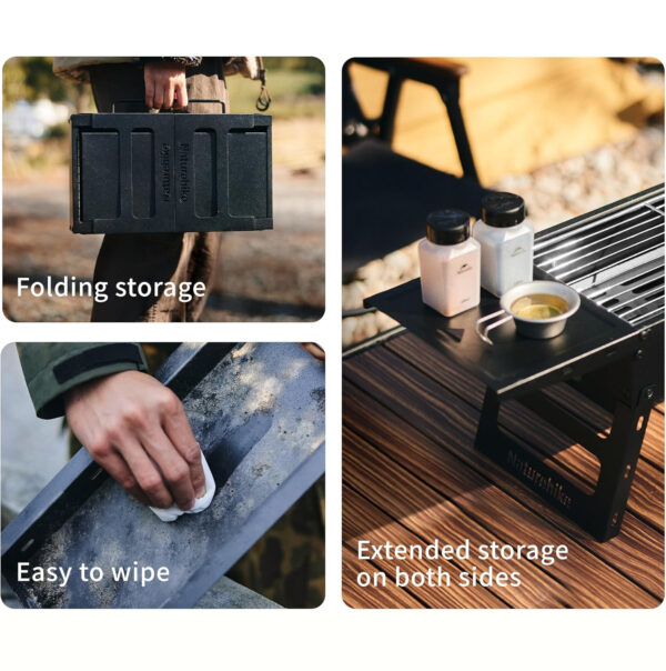 Naturehike Katlanır Mini Mangal Ultra Hafif BBQ - Görsel 6