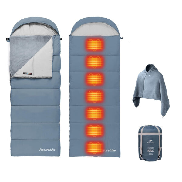 Naturehike USB Isıtmalı Uyku Tulumu BE400 - Görsel 4