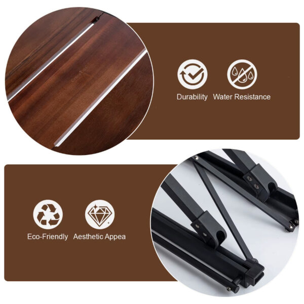 Peakhike IGT Katlanır Kamp Masası - Yüksekliği Ayarlanabilir - Görsel 9